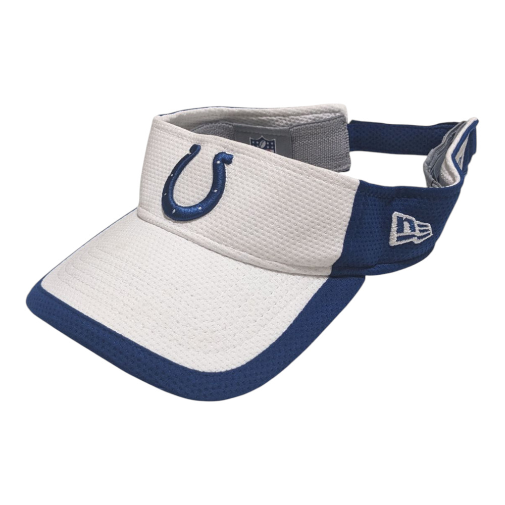New Era Royal‎ Indianapolis Colts 2024 Sideline Visor Hat Men's Adjustable